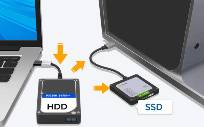 Clone System HDD to SSD