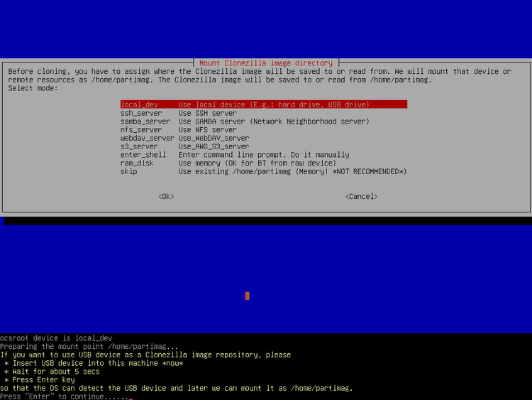 Mac disk clone software - Clonezilla