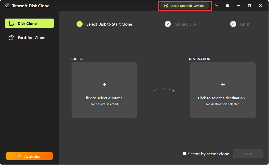 Create Winpe bootable disk to copy hdd with bad sectors