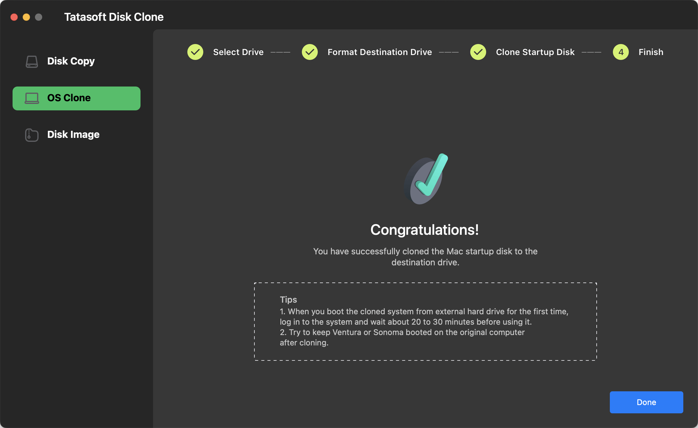 Complete to create a bootable clone for Macjavascript:void(0)