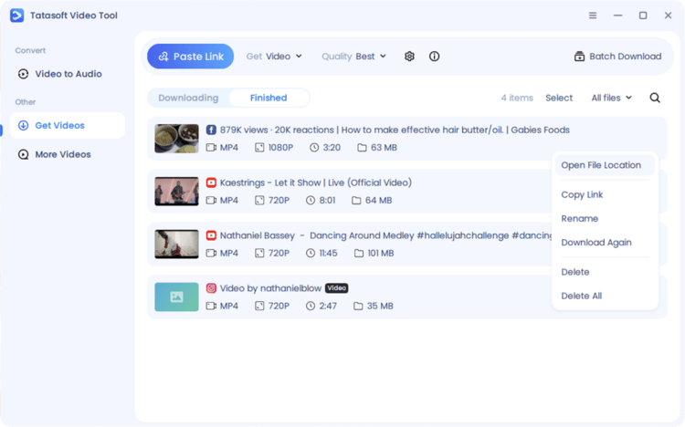  Access FB video location