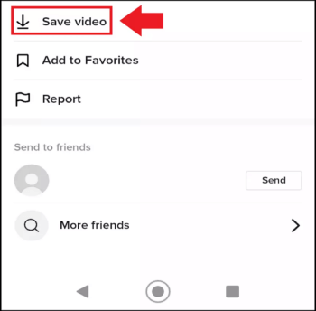 Download TikTok video with built-in TikTok download button
