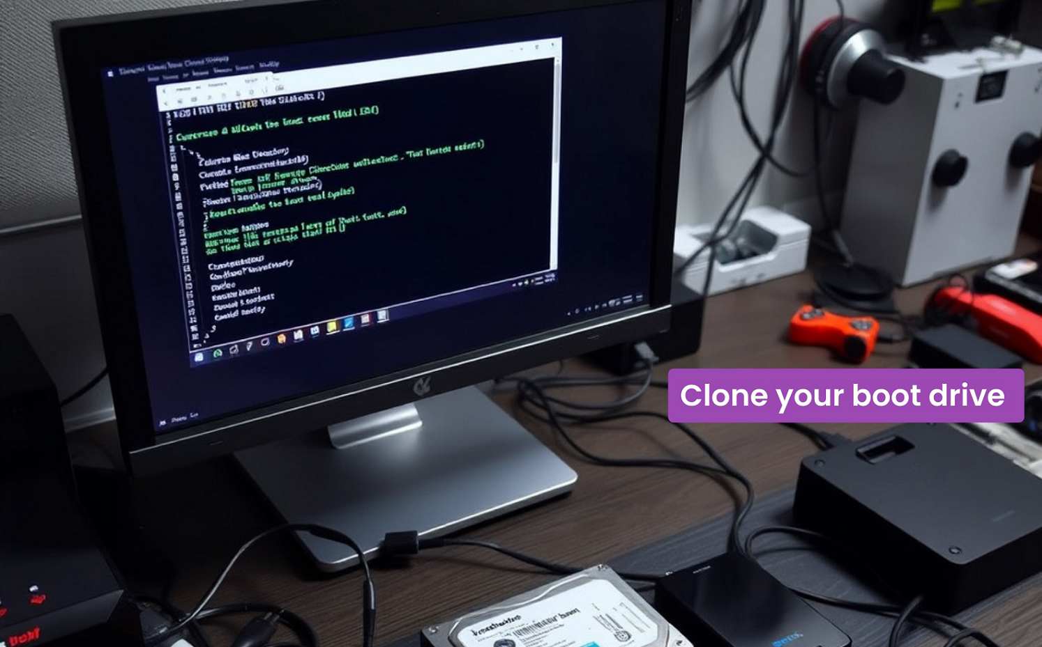 Clone your boot drive
