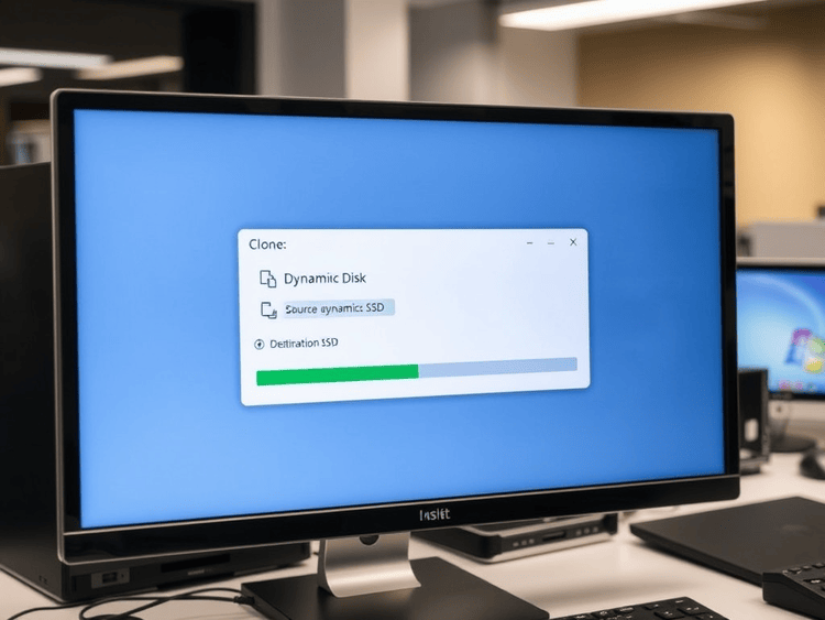 Clone dynamic disk to ssd
