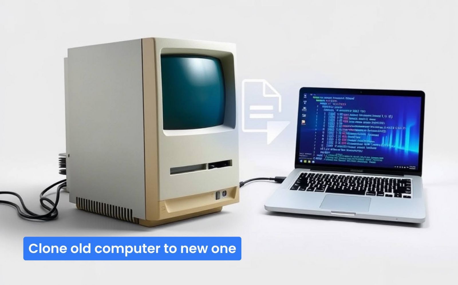 Clone old computer to new one